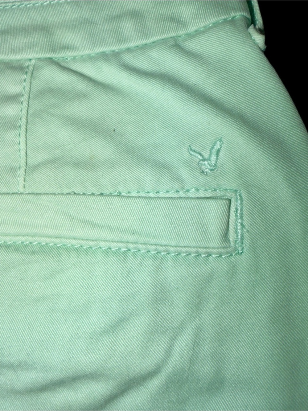 American Eagle Outfitters Coral Low-Rise Stretch Shorts - Picture 2 of 4